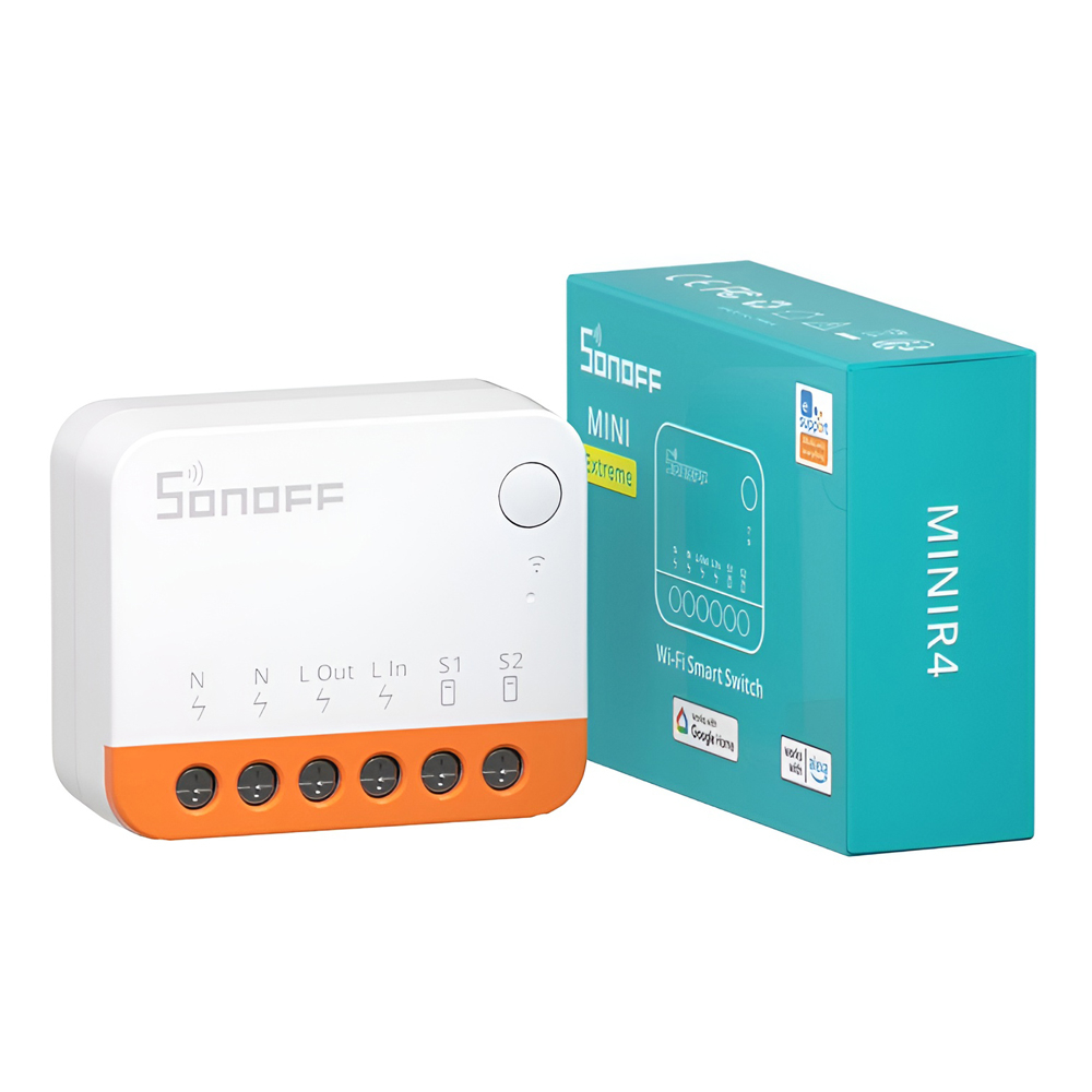 Умный выключатель Sonoff Smart Switch MINI Extreme Wi-Fi (MINIR4) (провод нулевого потенциала) [5]