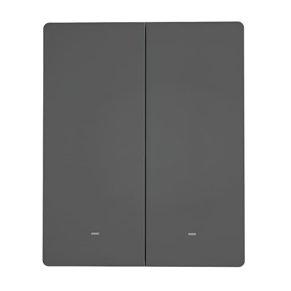Sonoff Умный настенный выключатель SwitchMan M5 2 Gang EU Wi-Fi, Dim Gray (M5-2C-86) (Neutral Wire) [2]