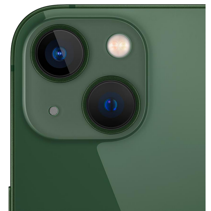 Telefon Apple iPhone 13, 128 GB Green MD Diagonala ecranului: 6,1 ", Rezolutia ecranului: 2532x1170, Max. Rezoluția camerei: 12 MP, Cameră frontală: 12 MP, Capacitate acumulator: 3240 mAh, Chipset: Apple A15 Bionic, Platformă software: iOS, Grad de protecție: IP68 rezistent la praf/apă, [7]