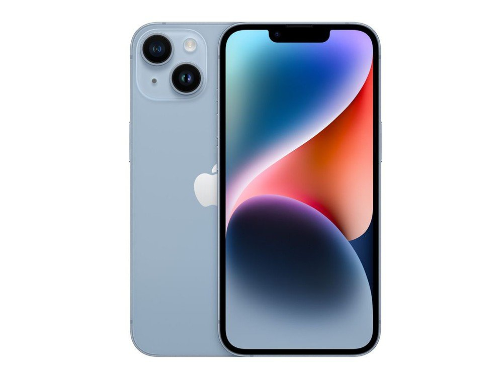 Telefon Apple iPhone 14, 128GB Blue MD Diagonala ecranului: 6,1 ", Rezolutia ecranului: 2532x1170, Max. Rezoluția camerei: 12 MP, Cameră frontală: 12 MP, Capacitate acumulator: 3279 mAh, Chipset: Apple A15 Bionic, Platformă software: iOS, Grad de protecție: IP68 rezistent la praf/apă, [5]