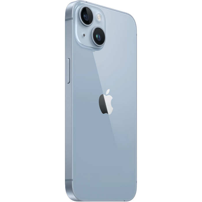 Telefon Apple iPhone 14, 128GB Blue MD Diagonala ecranului: 6,1 ", Rezolutia ecranului: 2532x1170, Max. Rezoluția camerei: 12 MP, Cameră frontală: 12 MP, Capacitate acumulator: 3279 mAh, Chipset: Apple A15 Bionic, Platformă software: iOS, Grad de protecție: IP68 rezistent la praf/apă, [9]