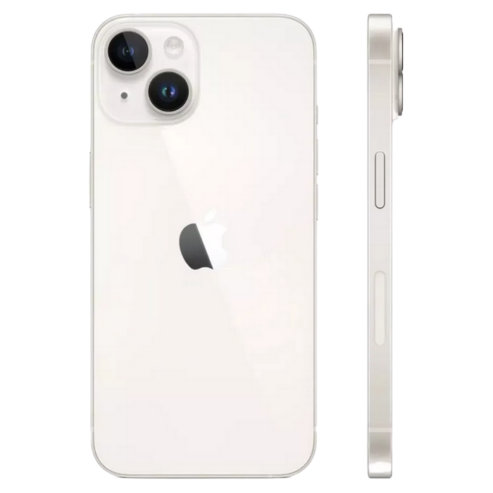 Телефон Apple iPhone 14, 128GB Starlight MD Diagonala ecranului: 6,1 ", Rezolutia ecranului: 2532x1170, Max. Rezoluția camerei: 12 MP, Cameră frontală: 12 MP, Capacitate acumulator: 3279 mAh, Chipset: Apple A15 Bionic, Platformă software: iOS, Grad de protecție: IP68 rezistent la praf/apă, [4]