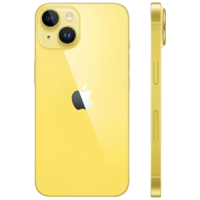 Telefon Apple iPhone 14, 128GB Yellow MD Diagonala ecranului: 6,1 ", Rezolutia ecranului: 2532x1170, Max. Rezoluția camerei: 12 MP, Cameră frontală: 12 MP, Capacitate acumulator: 3279 mAh, Chipset: Apple A15 Bionic, Platformă software: iOS, Grad de protecție: IP68 rezistent la praf/apă, [13]