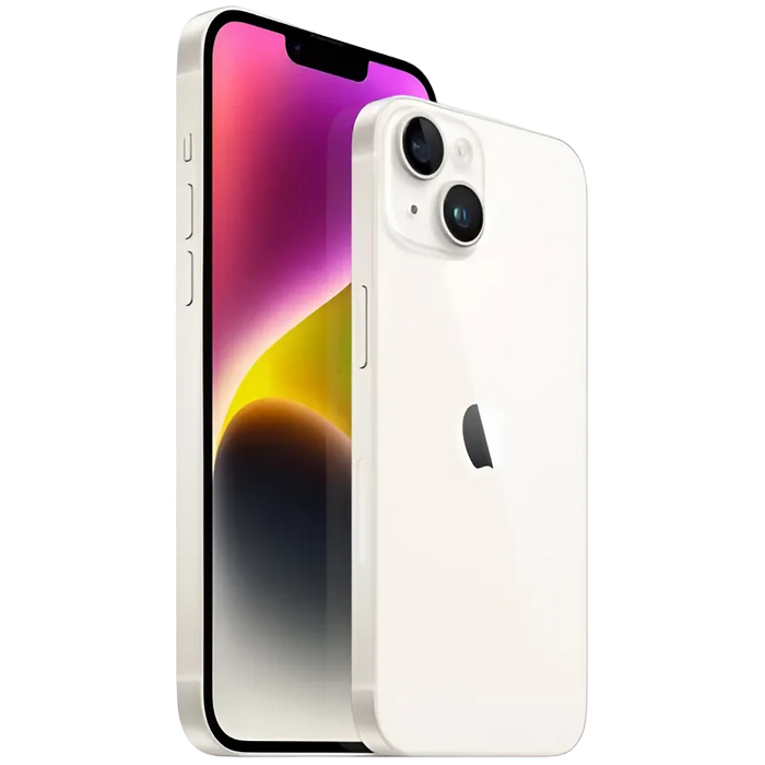 Telefon Apple iPhone 14 Plus, 512GB Starlight MD Diagonala ecranului: 6,7 ", Rezolutia ecranului: 2778x1284, Max. Rezoluția camerei: 12 MP, Cameră frontală: 12 MP, Capacitate acumulator: 4323 mAh, Chipset: Apple A15 Bionic, Platformă software: iOS, Grad de protecție: IP68 rezistent la praf/apă, [3]