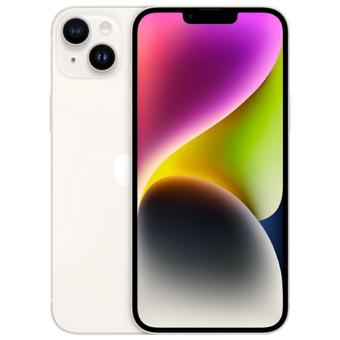 Telefon Apple iPhone 14 Plus, 512GB Starlight MD Diagonala ecranului: 6,7 ", Rezolutia ecranului: 2778x1284, Max. Rezoluția camerei: 12 MP, Cameră frontală: 12 MP, Capacitate acumulator: 4323 mAh, Chipset: Apple A15 Bionic, Platformă software: iOS, Grad de protecție: IP68 rezistent la praf/apă, [11]