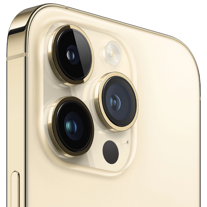 Telefon Apple iPhone 14 Pro, 1TB Gold MD Diagonala ecranului: 6,1 ", Rezolutia ecranului: 2556x1179, Max. Rezoluția camerei: 48 MP, Cameră frontală: 12 MP, Capacitate acumulator: 3200 mAh, Chipset: Apple A16 Bionic, Platformă software: iOS, Grad de protecție: IP68 rezistent la praf/apă, [3]