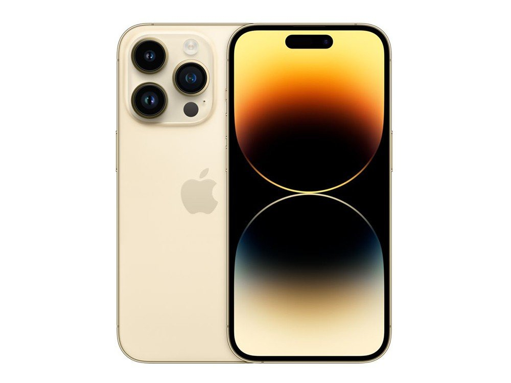 Telefon Apple iPhone 14 Pro, 1TB Gold MD Diagonala ecranului: 6,1 ", Rezolutia ecranului: 2556x1179, Max. Rezoluția camerei: 48 MP, Cameră frontală: 12 MP, Capacitate acumulator: 3200 mAh, Chipset: Apple A16 Bionic, Platformă software: iOS, Grad de protecție: IP68 rezistent la praf/apă, [4]