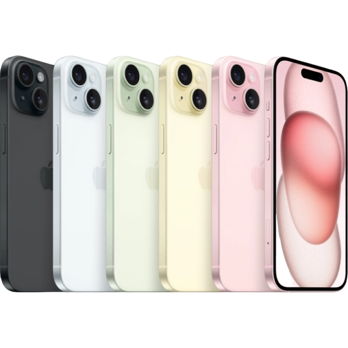 Telefon Apple iPhone 15, 128GB Blue MD Diagonala ecranului: 6,1 ", Rezolutia ecranului: 2556x1179, Max. Rezoluția camerei: 48 MP, Cameră frontală: 12 MP, Chipset: Apple A16 Bionic, Platformă software: iOS, Grad de protecție: IP68 rezistent la praf/apă, [4]