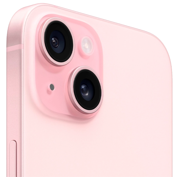 Telefon Apple iPhone 15, 128GB Pink MD Diagonala ecranului: 6,1 ", Rezolutia ecranului: 2556x1179, Max. Rezoluția camerei: 48 MP, Cameră frontală: 12 MP, Chipset: Apple A16 Bionic, Platformă software: iOS, Grad de protecție: IP68 rezistent la praf/apă, [5]
