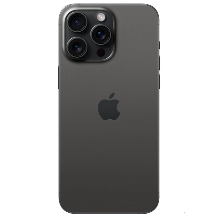 Telefon Apple iPhone 15 Pro Max, 256GB Black Titanium MD Diagonala ecranului: 6,7 ", Rezolutia ecranului: 2796x1290, Max. Rezoluția camerei: 48 MP, Cameră frontală: 12 MP, Chipset: Apple A17 Pro (3 nm), Platformă software: iOS, Grad de protecție: IP68 rezistent la praf/apă, [7]
