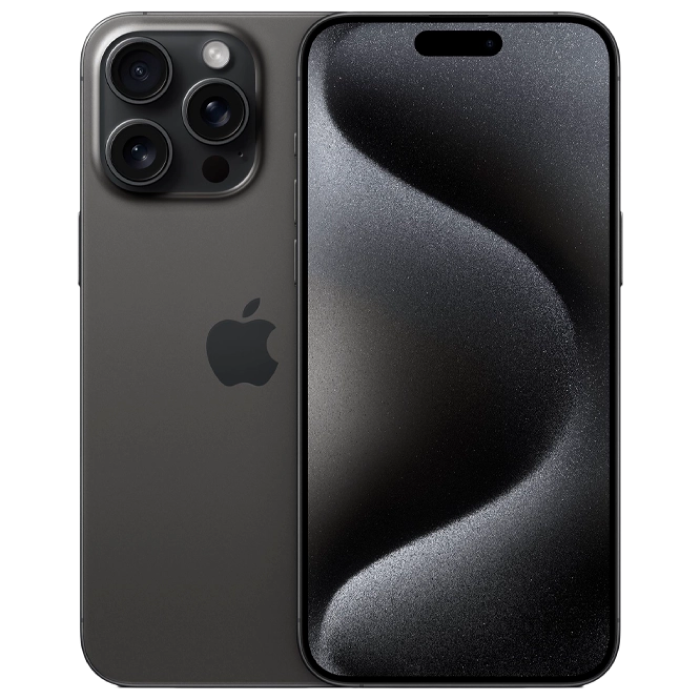Telefon Apple iPhone 15 Pro Max, 256GB Black Titanium MD Diagonala ecranului: 6,7 ", Rezolutia ecranului: 2796x1290, Max. Rezoluția camerei: 48 MP, Cameră frontală: 12 MP, Chipset: Apple A17 Pro (3 nm), Platformă software: iOS, Grad de protecție: IP68 rezistent la praf/apă, [1]