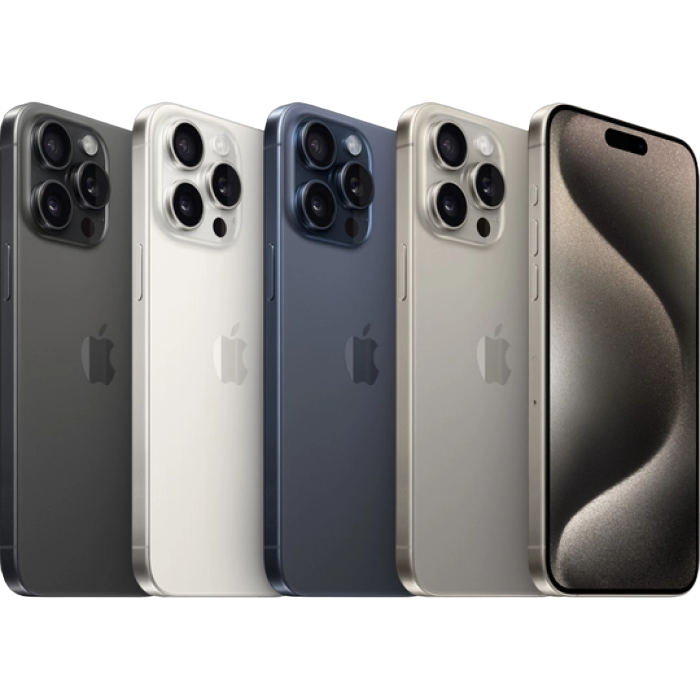 Telefon Apple iPhone 15 Pro Max, 256GB Black Titanium MD Diagonala ecranului: 6,7 ", Rezolutia ecranului: 2796x1290, Max. Rezoluția camerei: 48 MP, Cameră frontală: 12 MP, Chipset: Apple A17 Pro (3 nm), Platformă software: iOS, Grad de protecție: IP68 rezistent la praf/apă, [4]