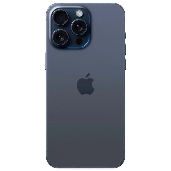 Telefon Apple iPhone 15 Pro Max, 512GB Blue Titanium MD Diagonala ecranului: 6,7 ", Rezolutia ecranului: 2796x1290, Max. Rezoluția camerei: 48 MP, Cameră frontală: 12 MP, Chipset: Apple A17 Pro (3 nm), Platformă software: iOS, Grad de protecție: IP68 rezistent la praf/apă, [7]