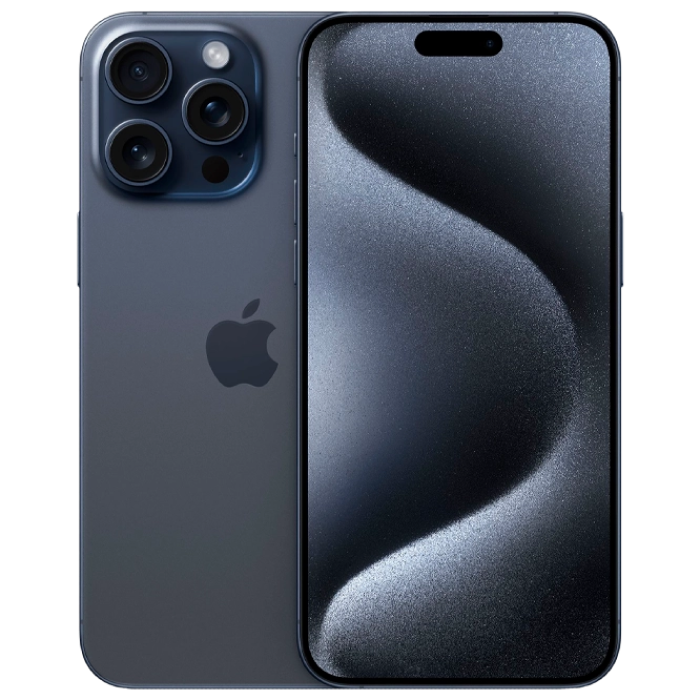 Telefon Apple iPhone 15 Pro Max, 512GB Blue Titanium MD Diagonala ecranului: 6,7 ", Rezolutia ecranului: 2796x1290, Max. Rezoluția camerei: 48 MP, Cameră frontală: 12 MP, Chipset: Apple A17 Pro (3 nm), Platformă software: iOS, Grad de protecție: IP68 rezistent la praf/apă, [8]