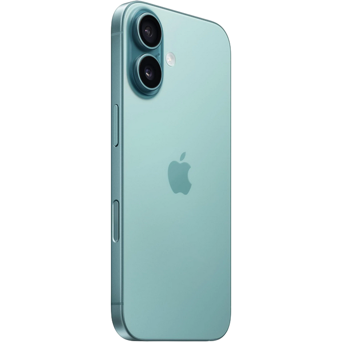 Telefon Apple iPhone 16, 128GB Teal MD Diagonala ecranului: 6,1 ", Rezolutia ecranului: 2556x1179, Max. Rezoluția camerei: 48 MP, Cameră frontală: 12 MP, Chipset: Apple A18 (3 nm), Platformă software: iOS, Grad de protecție: IP68 rezistent la praf/apă, [3]