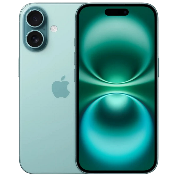 Telefon Apple iPhone 16, 128GB Teal MD Diagonala ecranului: 6,1 ", Rezolutia ecranului: 2556x1179, Max. Rezoluția camerei: 48 MP, Cameră frontală: 12 MP, Chipset: Apple A18 (3 nm), Platformă software: iOS, Grad de protecție: IP68 rezistent la praf/apă, [5]