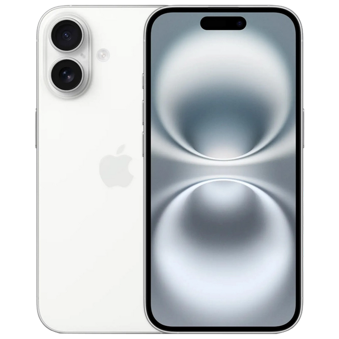 Telefon Apple iPhone 16, 256GB White MD Diagonala ecranului: 6,1 ", Rezolutia ecranului: 2556x1179, Max. Rezoluția camerei: 48 MP, Cameră frontală: 12 MP, Chipset: Apple A18 (3 nm), Platformă software: iOS, Grad de protecție: IP68 rezistent la praf/apă, [6]
