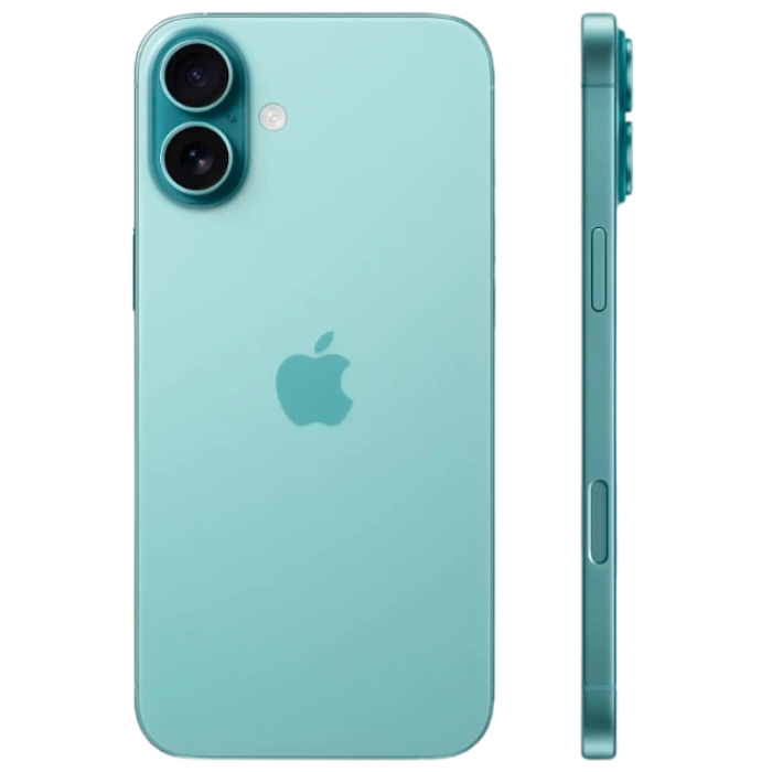 Telefon Apple iPhone 16 Plus, 128GB Teal MD Diagonala ecranului: 6,7 ", Rezolutia ecranului: 2796x1290, Max. Rezoluția camerei: 48 MP, Cameră frontală: 12 MP, Chipset: Apple A18 (3 nm), Platformă software: iOS, Grad de protecție: IP68 rezistent la praf/apă, [2]