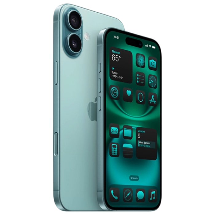 Telefon Apple iPhone 16 Plus, 256GB Teal MD Diagonala ecranului: 6,7 ", Rezolutia ecranului: 2796x1290, Max. Rezoluția camerei: 48 MP, Cameră frontală: 12 MP, Chipset: Apple A18 (3 nm), Platformă software: iOS, Grad de protecție: IP68 rezistent la praf/apă, [4]