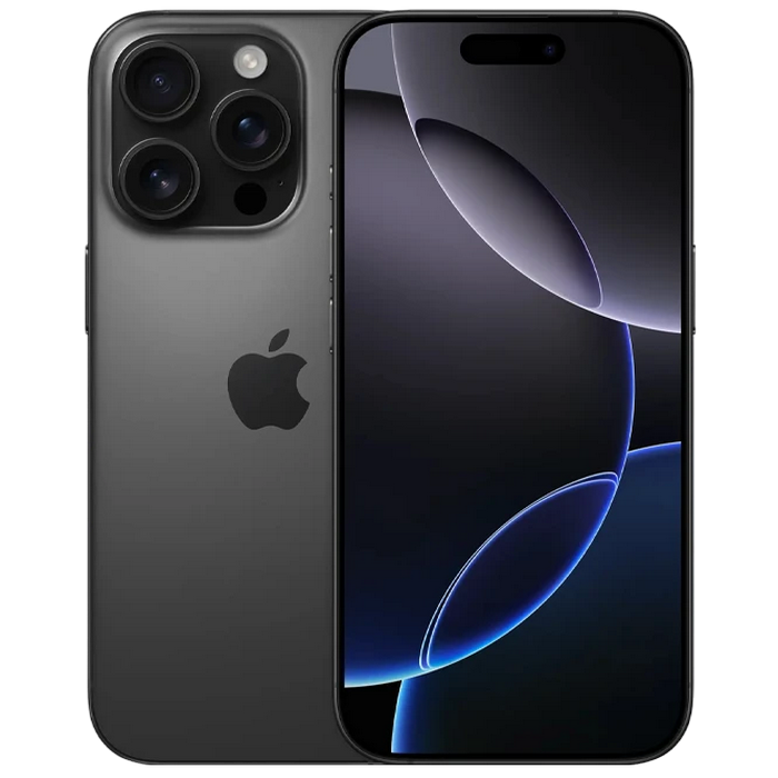 Телефон Apple iPhone 16 Pro 128GB Black Titanium MD Diagonala ecranului: 6,3 ", Rezolutia ecranului: 1206 x 2622, Max. Rezoluția camerei: 48 MP, Cameră frontală: 12 MP, Capacitate acumulator: 3577 mAh, Chipset: Apple A18 Pro (3 nm), Platformă software: iOS, Grad de protecție: IP68 rezistent la praf/apă, [2]