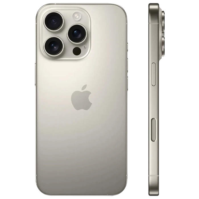 Telefon Apple iPhone 16 Pro 128GB Natural Titanium MD Diagonala ecranului: 6,3 ", Rezolutia ecranului: 1206 x 2622, Max. Rezoluția camerei: 48 MP, Cameră frontală: 12 MP, Chipset: Apple A18 Pro (3 nm), Platformă software: iOS, Grad de protecție: IP68 rezistent la praf/apă, [2]