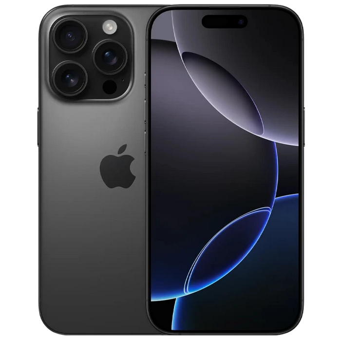 Telefon Apple iPhone 16 Pro 256GB Black Titanium MD Diagonala ecranului: 6,3 ", Rezolutia ecranului: 1206 x 2622, Max. Rezoluția camerei: 48 MP, Cameră frontală: 12 MP, Chipset: Apple A18 Pro (3 nm), Platformă software: iOS, Grad de protecție: IP68 rezistent la praf/apă, [1]