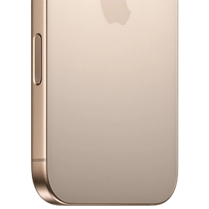 Телефон Apple iPhone 16 Pro 256GB Desert Titanium MD Diagonala ecranului: 6,3 ", Rezolutia ecranului: 1206 x 2622, Max. Rezoluția camerei: 48 MP, Cameră frontală: 12 MP, Chipset: Apple A18 Pro (3 nm), Platformă software: iOS, Grad de protecție: IP68 rezistent la praf/apă, [2]