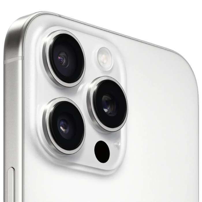 Telefon Apple iPhone 16 Pro Max 1TB White Titanium MD Diagonala ecranului: 6,9 ", Rezolutia ecranului: 1320 x 2868, Max. Rezoluția camerei: 48 MP, Cameră frontală: 12 MP, Chipset: Apple A18 (3 nm), Platformă software: iOS, Grad de protecție: IP67 rezistent la praf/apă, [4]