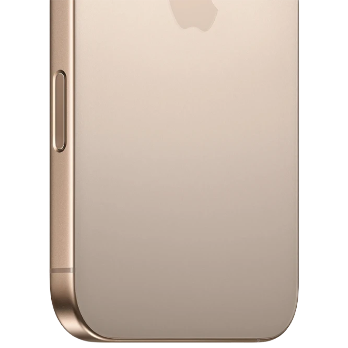 Телефон Apple iPhone 16 Pro Max, 256GB Desert Titanium MD Diagonala ecranului: 6,9 ", Rezolutia ecranului: 1320 x 2868, Max. Rezoluția camerei: 48 MP, Cameră frontală: 12 MP, Chipset: Apple A18 (3 nm), Platformă software: iOS, Grad de protecție: IP67 rezistent la praf/apă, [3]
