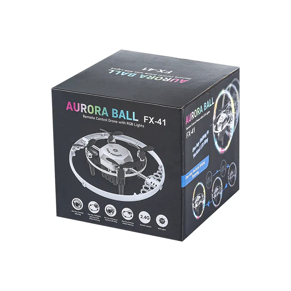 Пластиковая игрушка-дрон Rolling Ball SJY-41BK, черного цвета. [4]