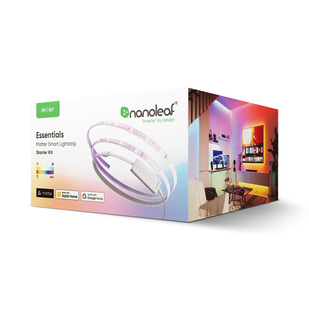 Набор для начинающих светодиодных лент Nanoleaf Essentials Light Strips, 2м [2]