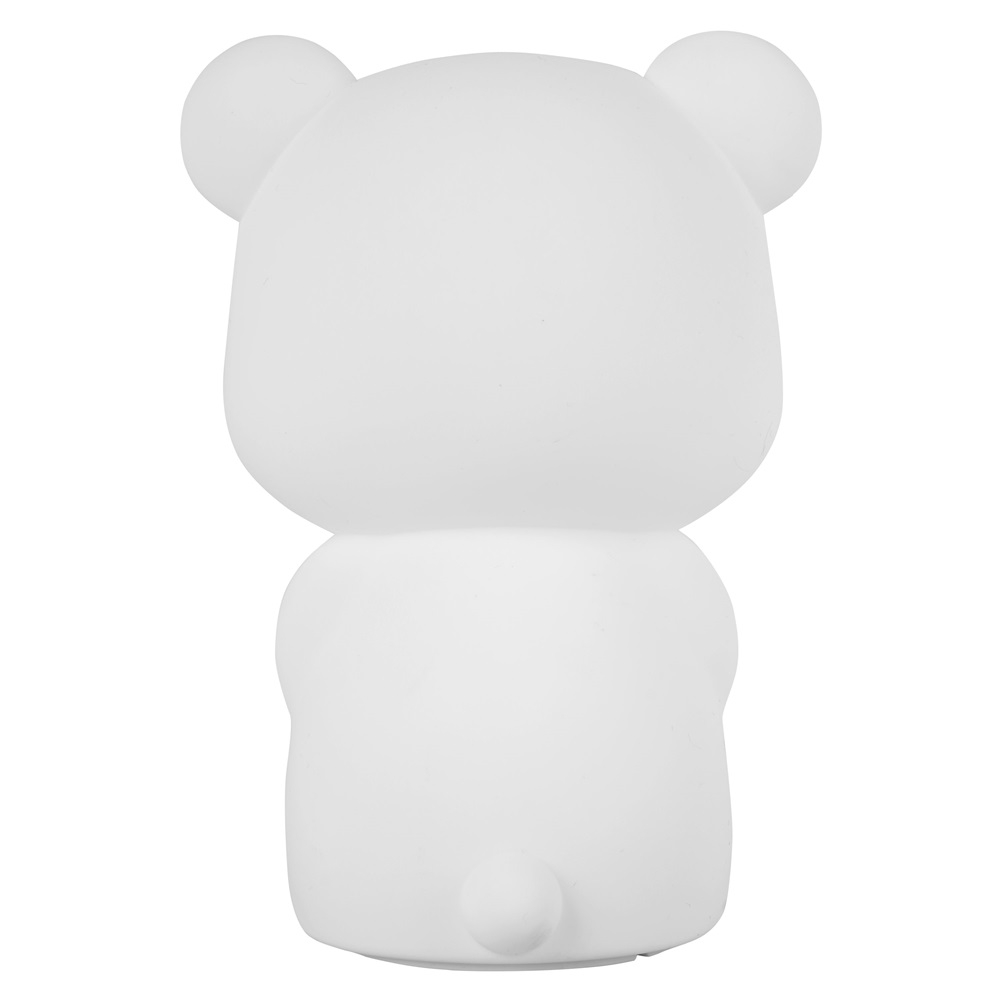 Cute Series Bear Silicone Night Light, White [4]