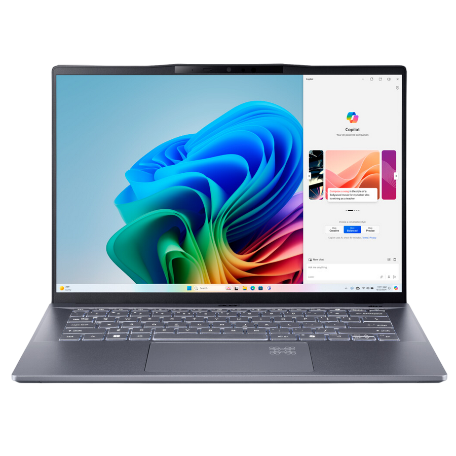 Ноутбук Acer 145 Swift Go 14 AI SFG14-01 Grey - Snapdragon X Plus X1P-42-100 16ГБ 1ТБ Win 11 [2]