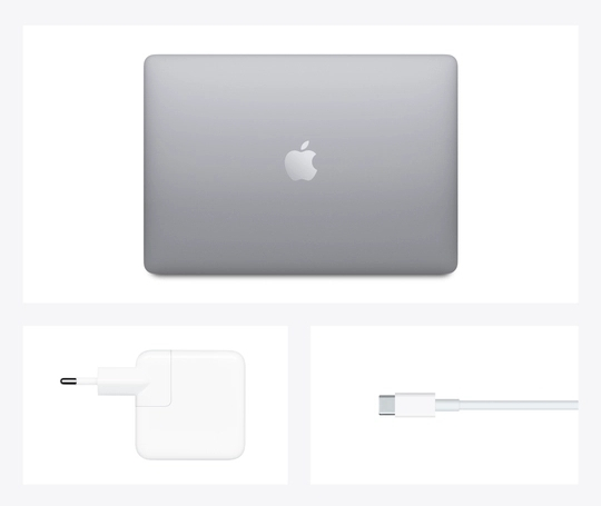 Ноутбук Apple MacBook Air 133 MGN63RU/A Space Gray - M1 8ГБ 256ГБ [10]