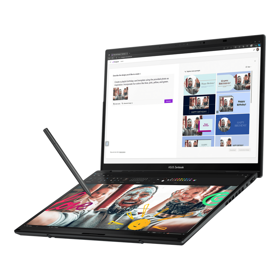 Laptop ASUS 140 Zenbook DUO OLED UX8406CA Gray - Intel Core Ultra 9 285H 32Gb 2Tb Win 11 [4]