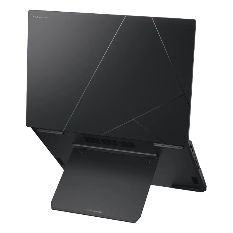 Laptop ASUS 14.0" Zenbook DUO OLED UX8406MA Gray - Core Ultra 9 185H 32Gb 1Tb Win 11 14.0" OLED WUXGA (1920x1200) Touch Glare, Intel Core Ultra 9 185H (16x Core, 6x 5.1GHz, 8x 3.8GHz, 2x 2.5GHz, 24Mb), 32Gb (Onboard) LPDDR5X, 1Tb PCIE, Intel Arc Graphics, HDMI, 802.11ax, Bluetooth, 2x USB-C TB4, 1x USB-A, IR FHD Webcam, Windows 11 Home, 4-cell 75Wh Battery, Soft Keyboard 0.3kg, 1.35kg, Inkwell Gray, Sleeve, ASUS Pen [11]