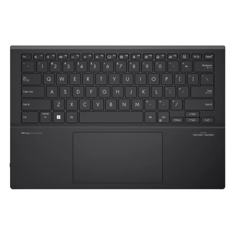 Laptop ASUS 14.0" Zenbook DUO OLED UX8406MA Gray - Core Ultra 9 185H 32Gb 1Tb Win 11 14.0" OLED WUXGA (1920x1200) Touch Glare, Intel Core Ultra 9 185H (16x Core, 6x 5.1GHz, 8x 3.8GHz, 2x 2.5GHz, 24Mb), 32Gb (Onboard) LPDDR5X, 1Tb PCIE, Intel Arc Graphics, HDMI, 802.11ax, Bluetooth, 2x USB-C TB4, 1x USB-A, IR FHD Webcam, Windows 11 Home, 4-cell 75Wh Battery, Soft Keyboard 0.3kg, 1.35kg, Inkwell Gray, Sleeve, ASUS Pen [5]