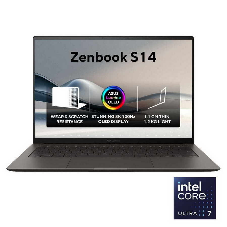 Ноутбук ASUS 140 Zenbook S 14 OLED UX5406SA Gray - Intel Core Ultra 7 258V 32ГБ 1ТБ Win 11 [8]