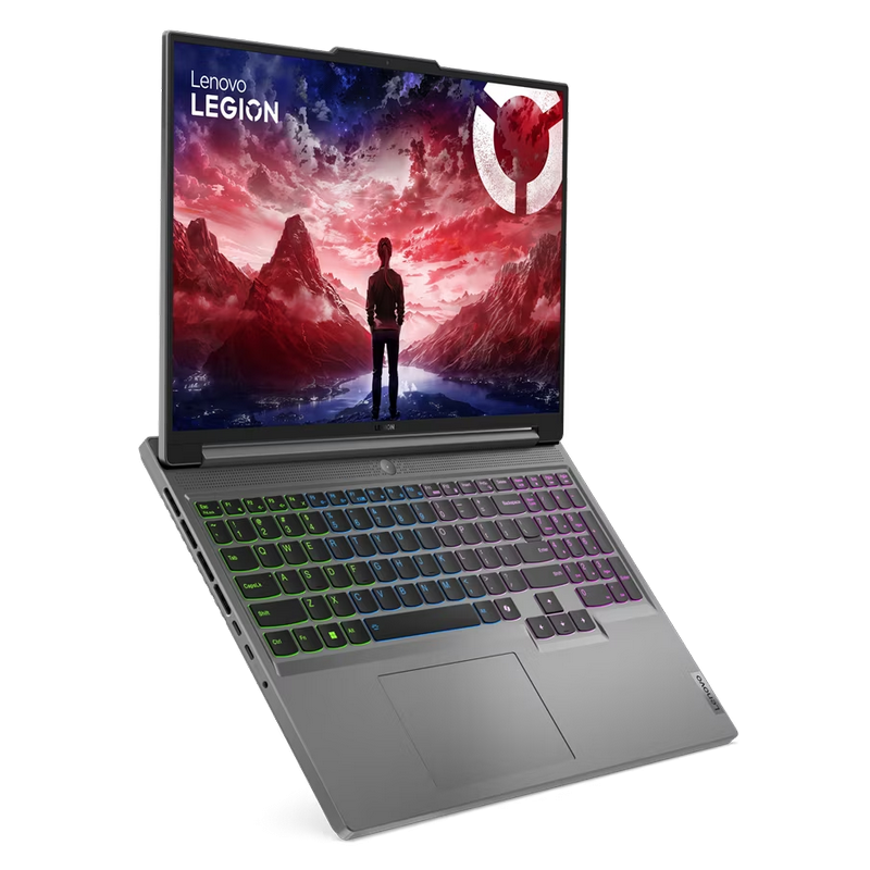 Ноутбук Lenovo 16.0" Legion Slim 5 16AHP9 - AMD Ryzen 7 8845HS 32Gb 1Tb 16.0" IPS WQXGA (2560x1600) 240Hz Non-glare, AMD Ryzen 7 8845HS (8x Core, 3.8GHz - 5.1GHz, 16Mb), 32Gb (2x 16Gb) DDR5-5600, 1Tb PCIE, GeForce RTX 4060 8Gb, HDMI, Gbit Ethernet, 802.11ax, Bluetooth, 2x USB-C DP, 2x USB-A, Card Reader, FHD Webcam, No OS, 80Wh Battery, Illuminated RGB Keyboard, 2.3kg, Luna Grey, Mousepad [12]