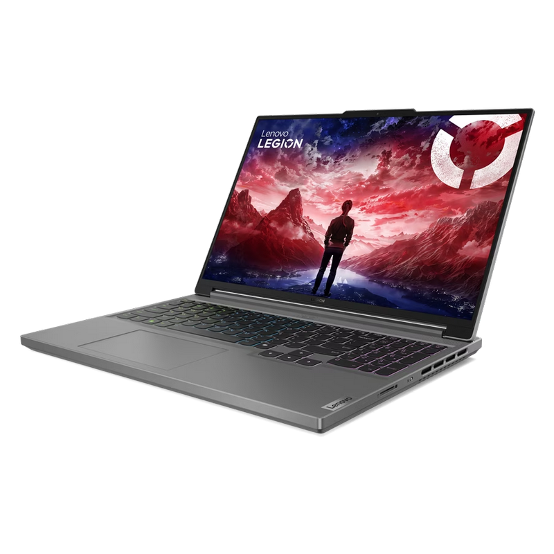 Ноутбук Lenovo 16.0" Legion Slim 5 16AHP9 - AMD Ryzen 7 8845HS 32Gb 1Tb 16.0" IPS WQXGA (2560x1600) 240Hz Non-glare, AMD Ryzen 7 8845HS (8x Core, 3.8GHz - 5.1GHz, 16Mb), 32Gb (2x 16Gb) DDR5-5600, 1Tb PCIE, GeForce RTX 4060 8Gb, HDMI, Gbit Ethernet, 802.11ax, Bluetooth, 2x USB-C DP, 2x USB-A, Card Reader, FHD Webcam, No OS, 80Wh Battery, Illuminated RGB Keyboard, 2.3kg, Luna Grey, Mousepad [7]