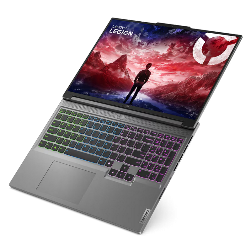 Ноутбук Lenovo 16.0" Legion Slim 5 16AHP9 - AMD Ryzen 7 8845HS 32Gb 1Tb 16.0" IPS WQXGA (2560x1600) 240Hz Non-glare, AMD Ryzen 7 8845HS (8x Core, 3.8GHz - 5.1GHz, 16Mb), 32Gb (2x 16Gb) DDR5-5600, 1Tb PCIE, GeForce RTX 4060 8Gb, HDMI, Gbit Ethernet, 802.11ax, Bluetooth, 2x USB-C DP, 2x USB-A, Card Reader, FHD Webcam, No OS, 80Wh Battery, Illuminated RGB Keyboard, 2.3kg, Luna Grey, Mousepad [11]