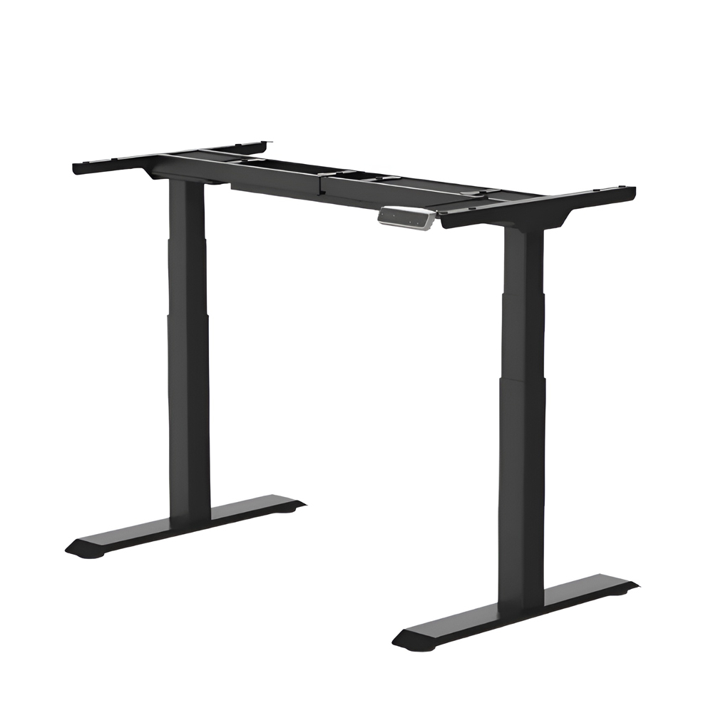 Flexispot Adjustable Desk ET223, Black (2 Motors, Capacity:125kg,Height Adj: 58cm-123cm,Desk Top Width:110cm-180cm,Speed: 32mm/s),(Without Table Top) [2]