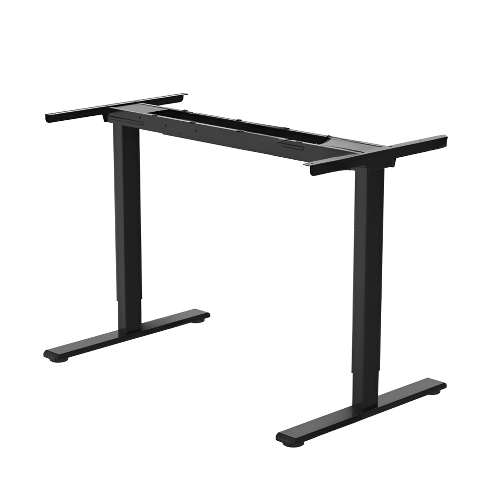 Flexispot Adjustable Desk ET262, Black (Capacity:100kg,Height Adj:70cm-119cm,Desk Top Width:110cm-148cm,Speed: 25mm/s),(Without Table Top) [2]