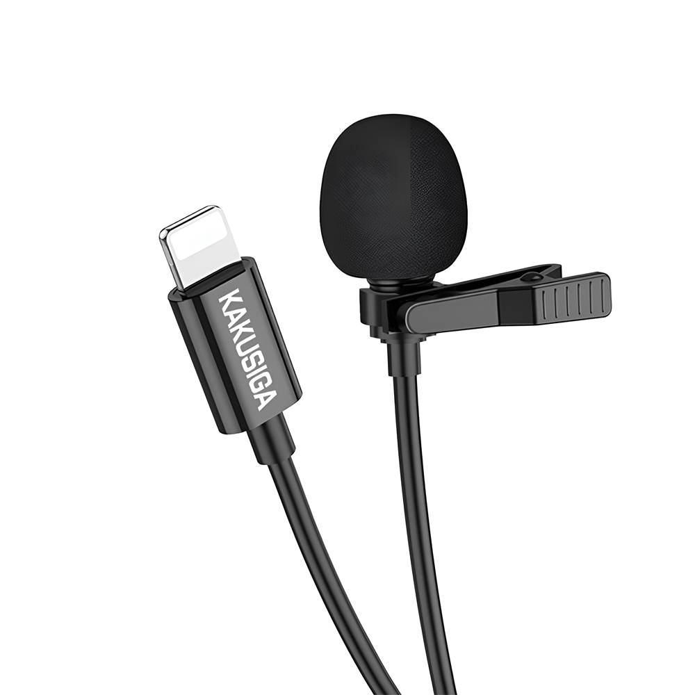 Ksiga Wired Lavalier KSC-764 Lightning 2M, Black [1]