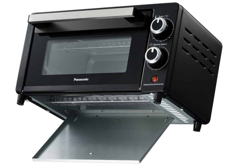 Электропечь Panasonic NT-H900KTQ, 1000Вт, 9Л, Черный [9]
