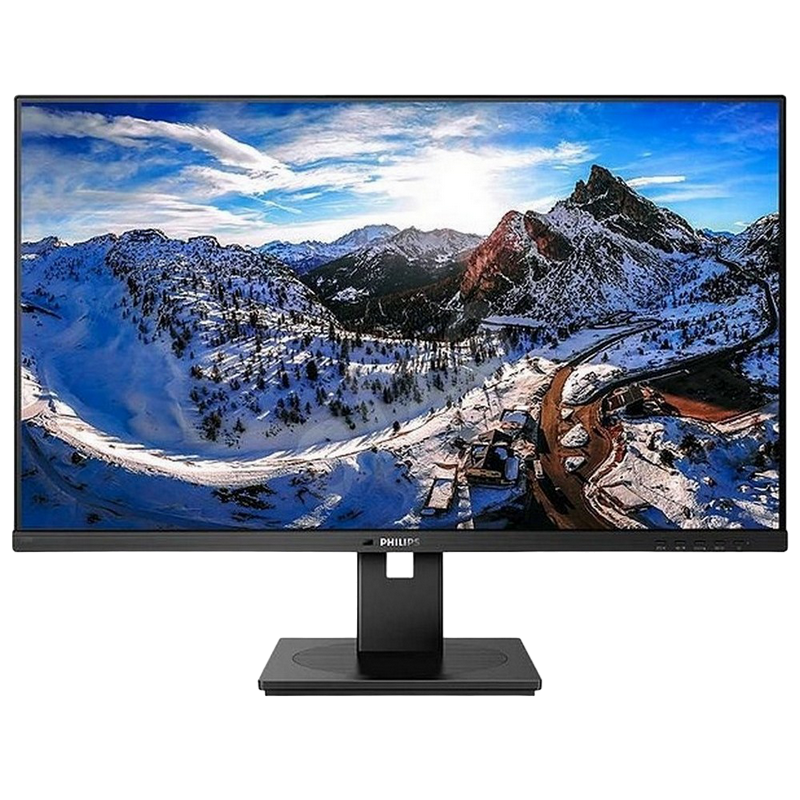 Monitor 4K PHILIPS 31.5" 328B1, VA, UHD, 75Hz, Boxe, Negru [1]