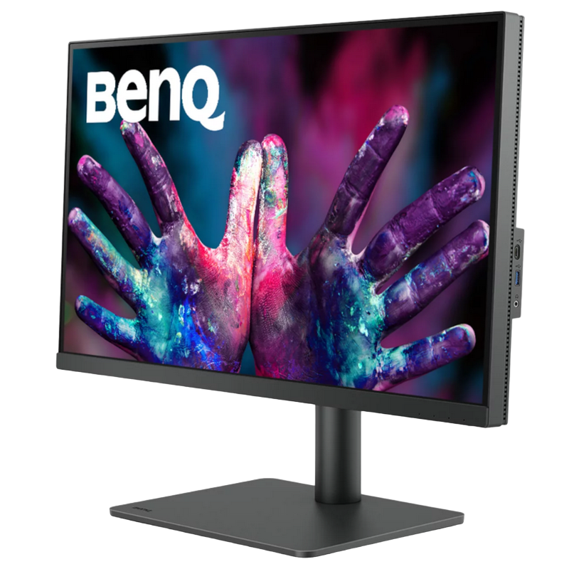 Монитор BenQ 27" PD2705U, IPS, 4K UHD, 60Гц, HDR, USB-C, KVM, с динамиками, Pivot, Черный [3]