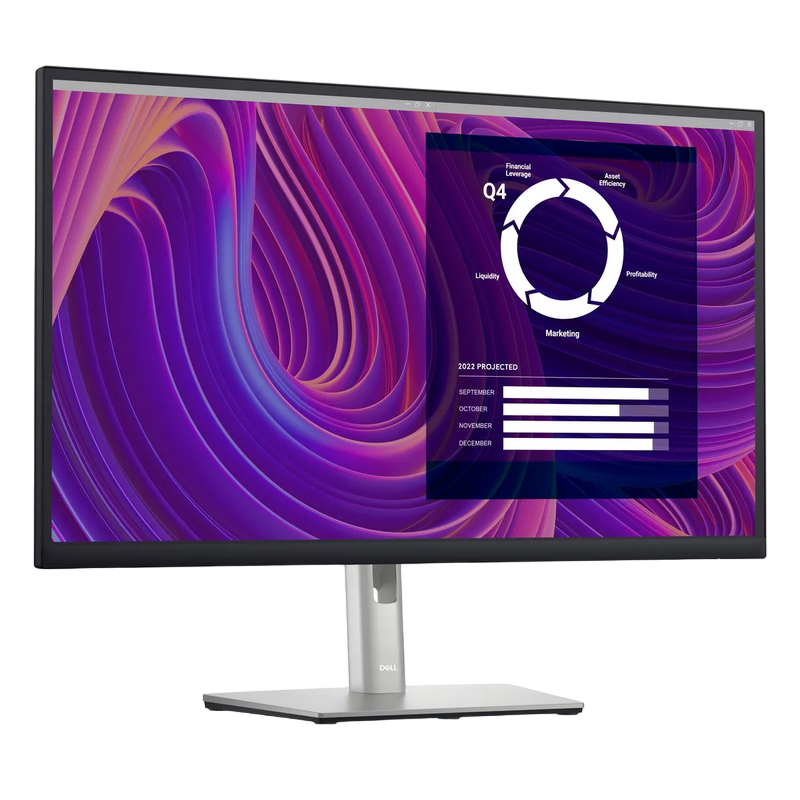 Монитор DELL 27" P2723DE, IPS, QHD, 60Гц, USB-C, LAN, Pivot, Серебристый [5]