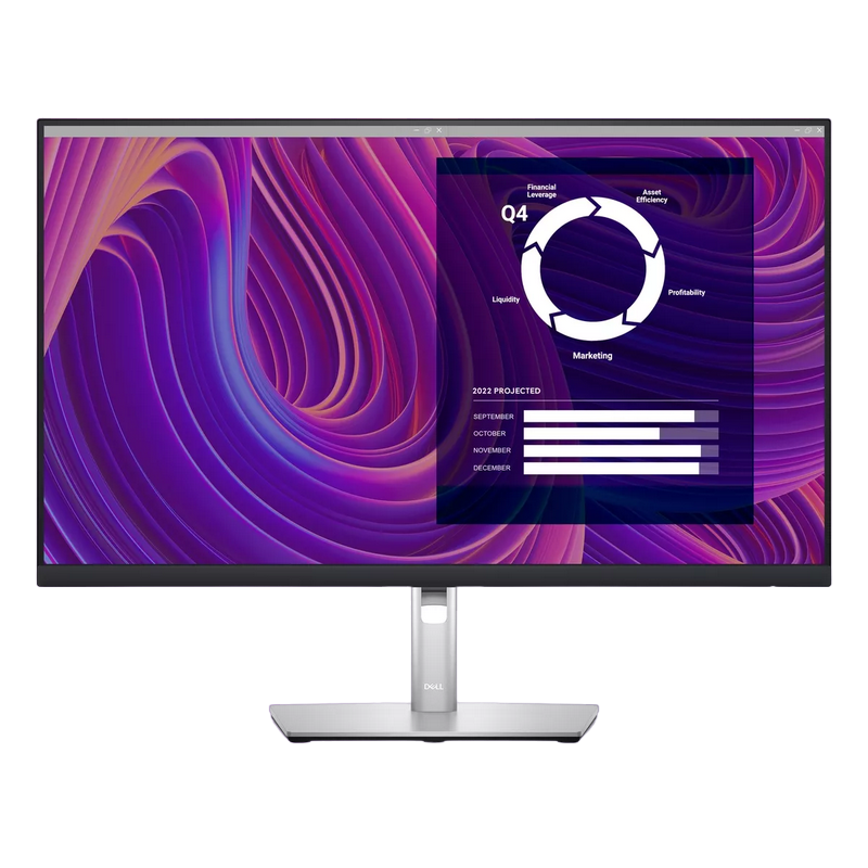 Монитор DELL 27" P2723DE, IPS, QHD, 60Гц, USB-C, LAN, Pivot, Серебристый [1]