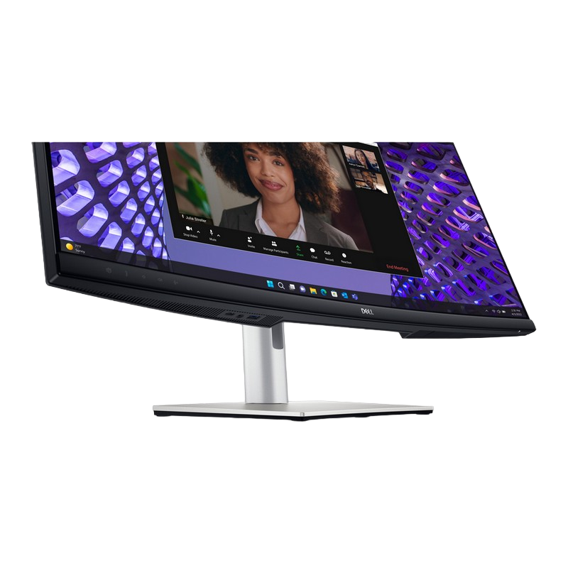 Монитор DELL 34" P3424WEB, Curved IPS, WQHD, USB-C, LAN, с веб-камерой, Черный [2]